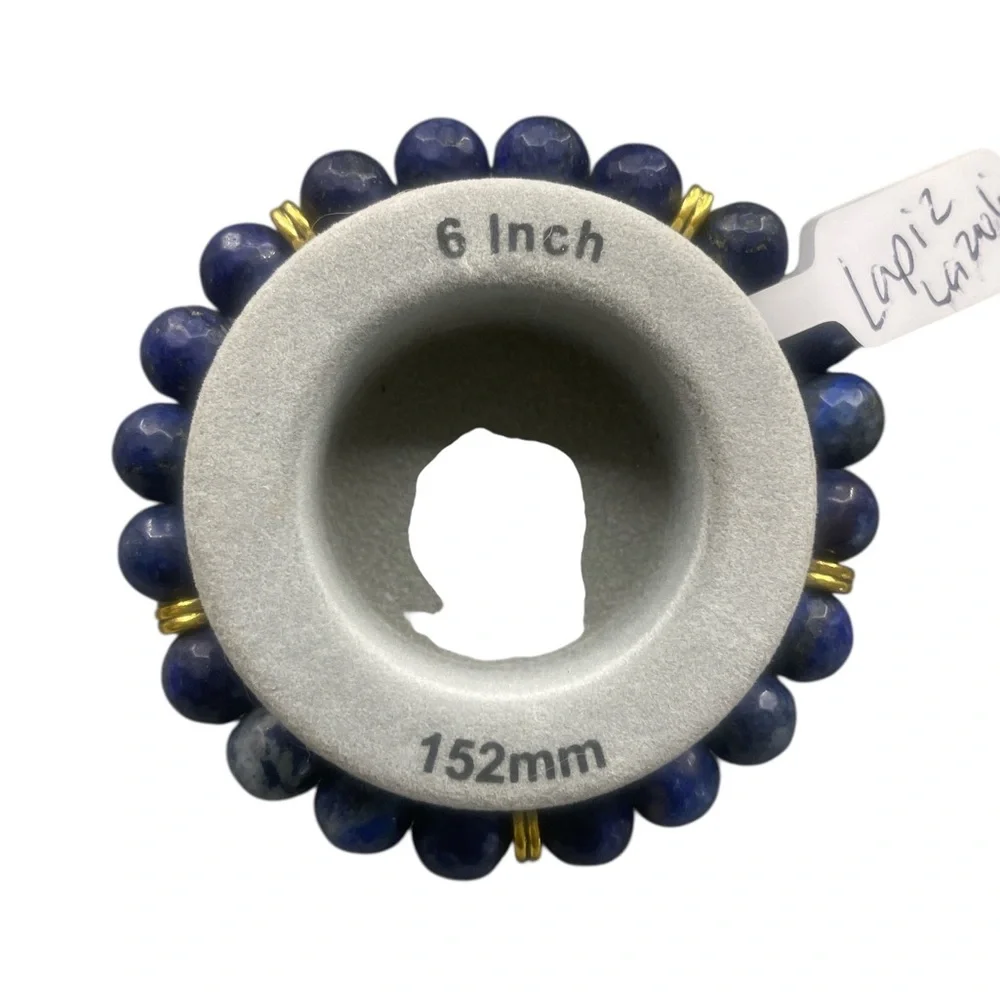 Lapis lazuli gemstone bracelet - Picture 4 of 5